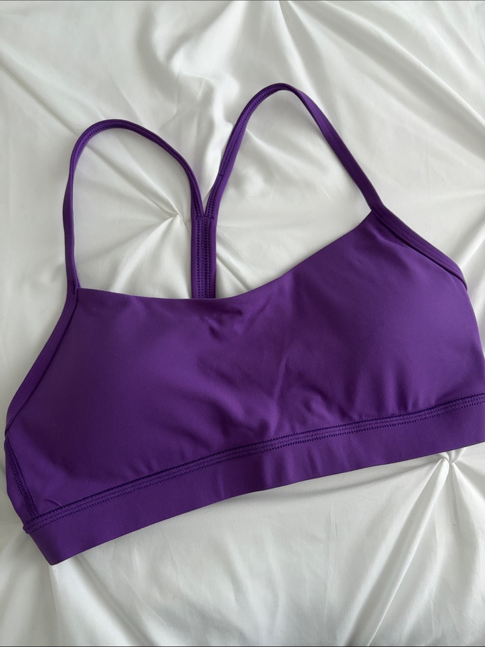 Crz Yoga Purple Sports Bra